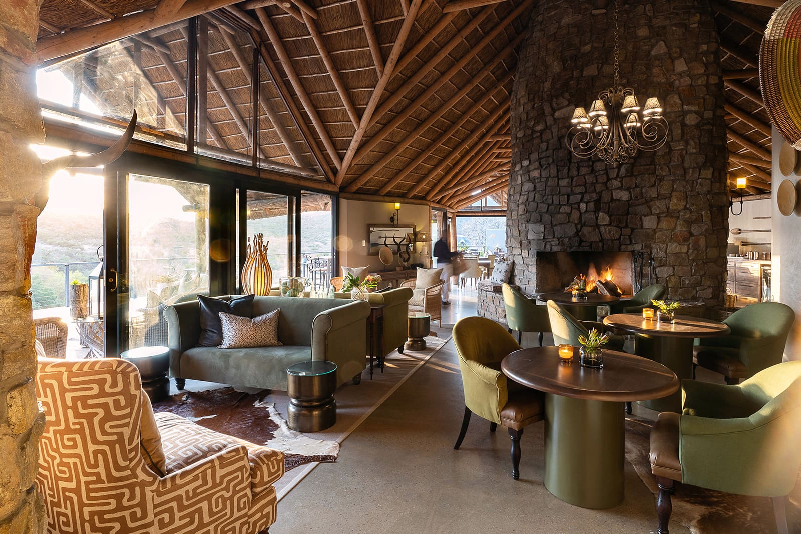 KWANDWE PRIVATE GAME RESERVE – Great Fish River Lodge – Lounge-area
