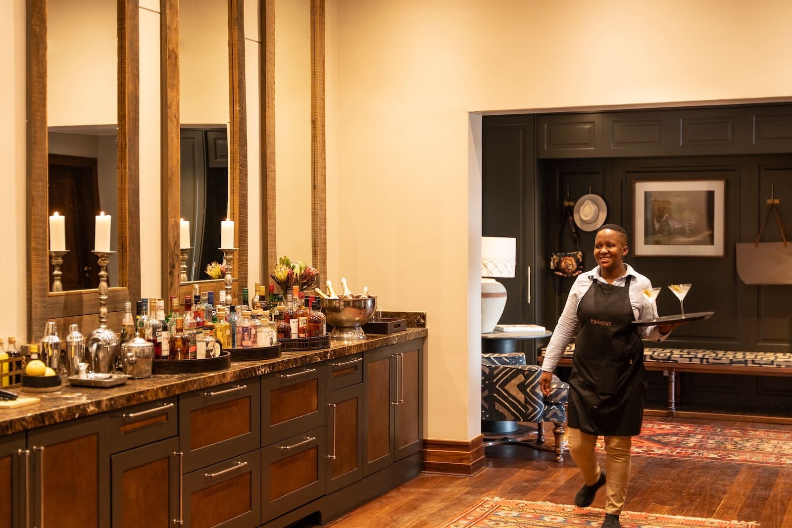 KWANDWE PRIVATE GAME RESERVE - Fort House - Bar
