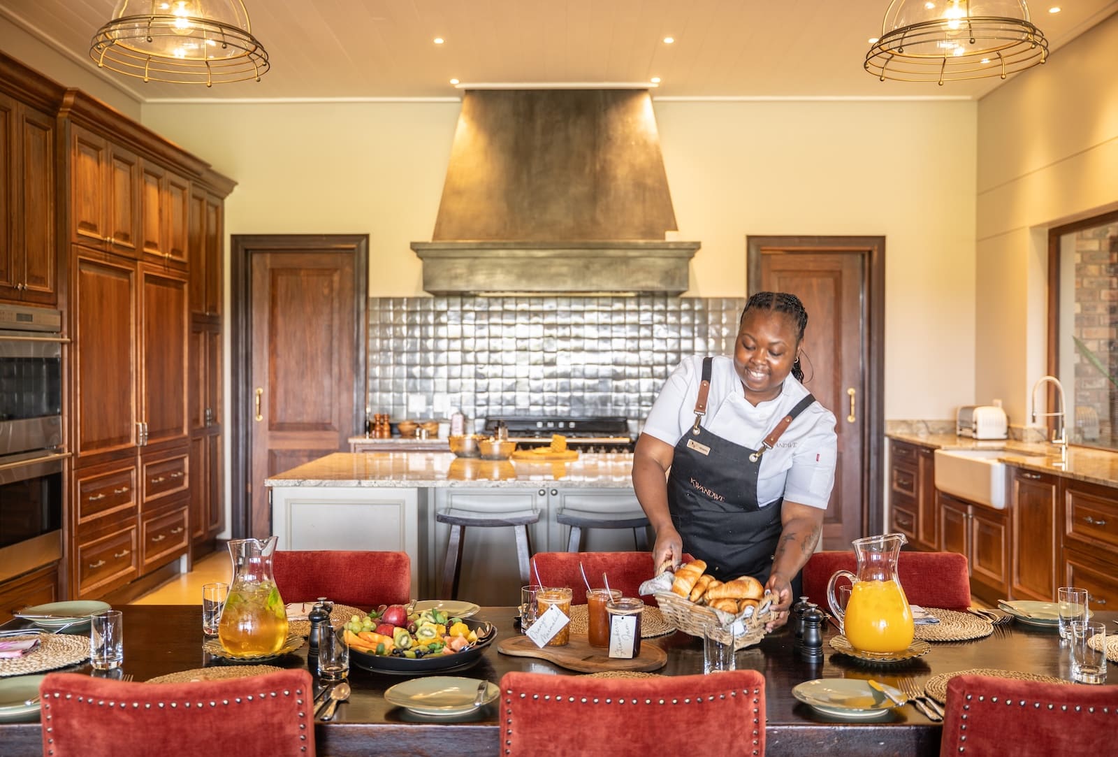 KWANDWE PRIVATE GAME RESERVE - Fort House - Breakfast Spread 2