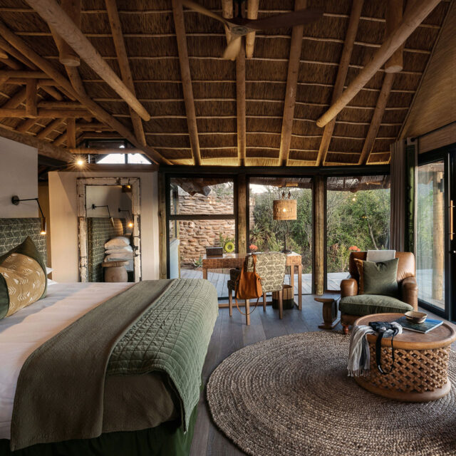 Interior of a Great Fish River Lodge room