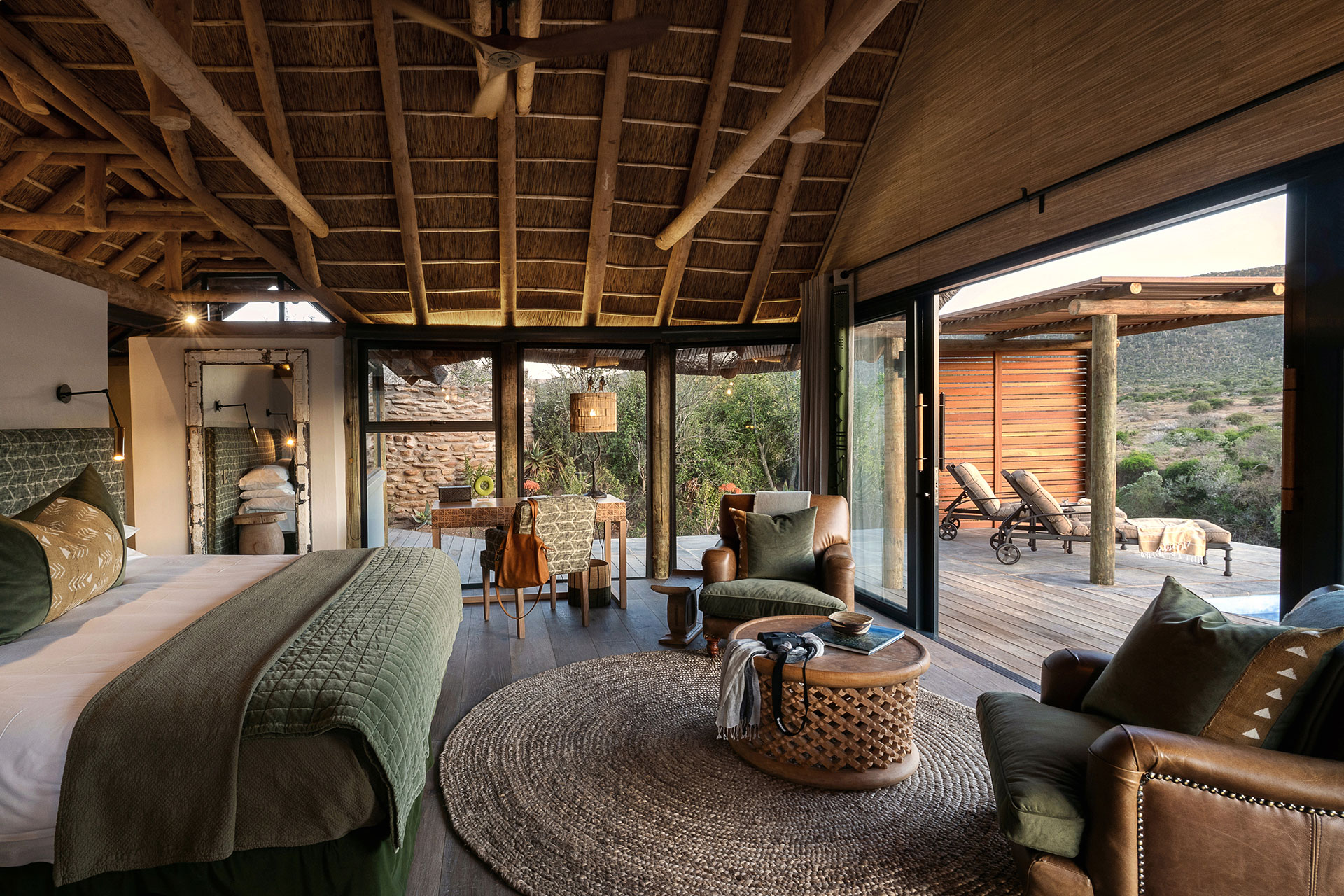 Interior of a Great Fish River Lodge room