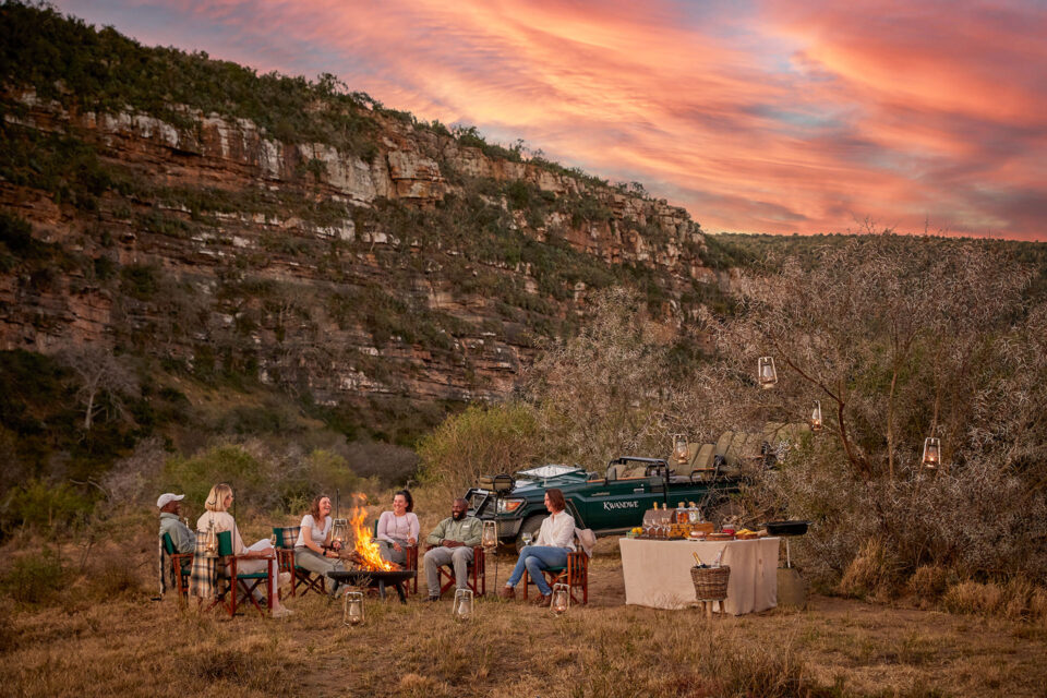 kwandwe private game reserve melton manor sundowner 224