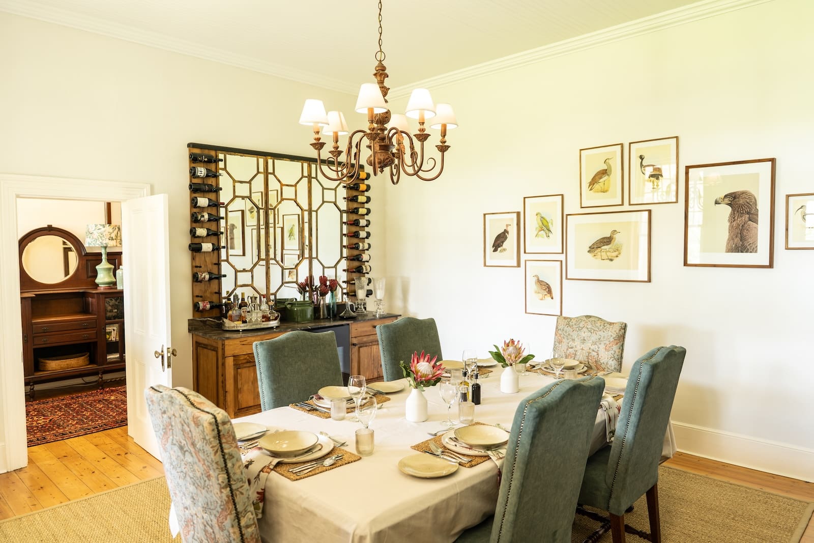KWANDWE PRIVATE GAME RESERVE – Uplands Homestead – Dining Room 1