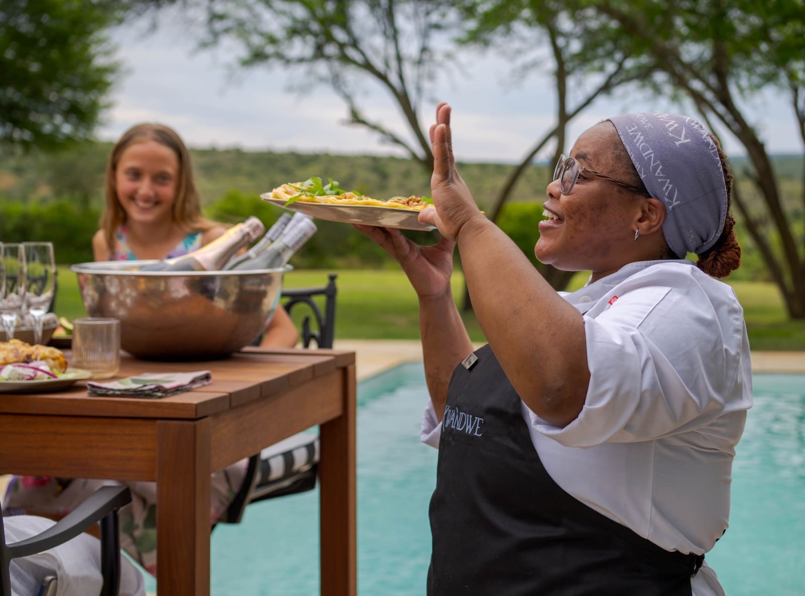 KWANDWE PRIVATE GAME RESERVE – Uplands Homestead – Poolside Lunch 31