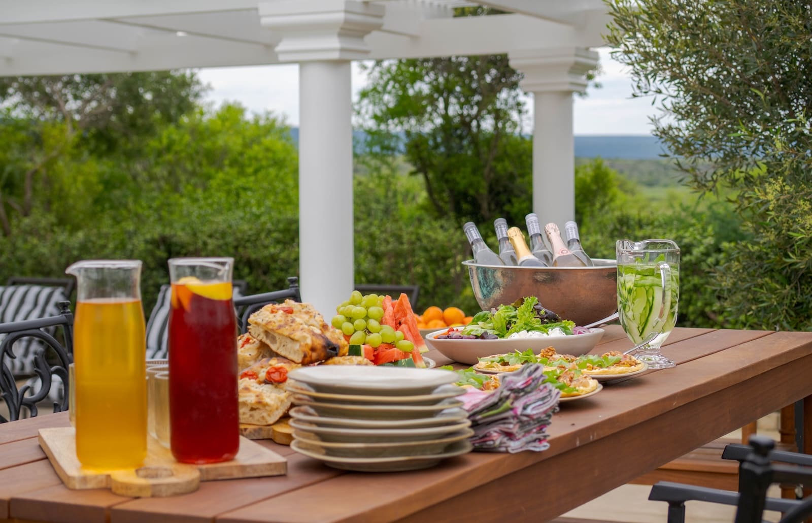 KWANDWE PRIVATE GAME RESERVE – Uplands Homestead – Poolside Lunch 67